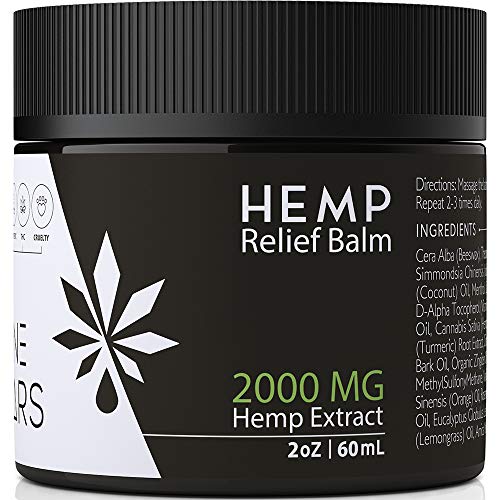 Divine Nectars Pain Relief Hemp Balm 2000 MG Hemp Salve for Pain Pain