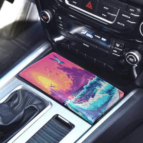 Organizador para carro de cuero miniatura 5