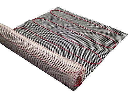 25 Sqft Warming Systems 120 V Electric Tile Radiant Floor Heating Mat With Gfci Protected Programmable Thermostat #TOP1