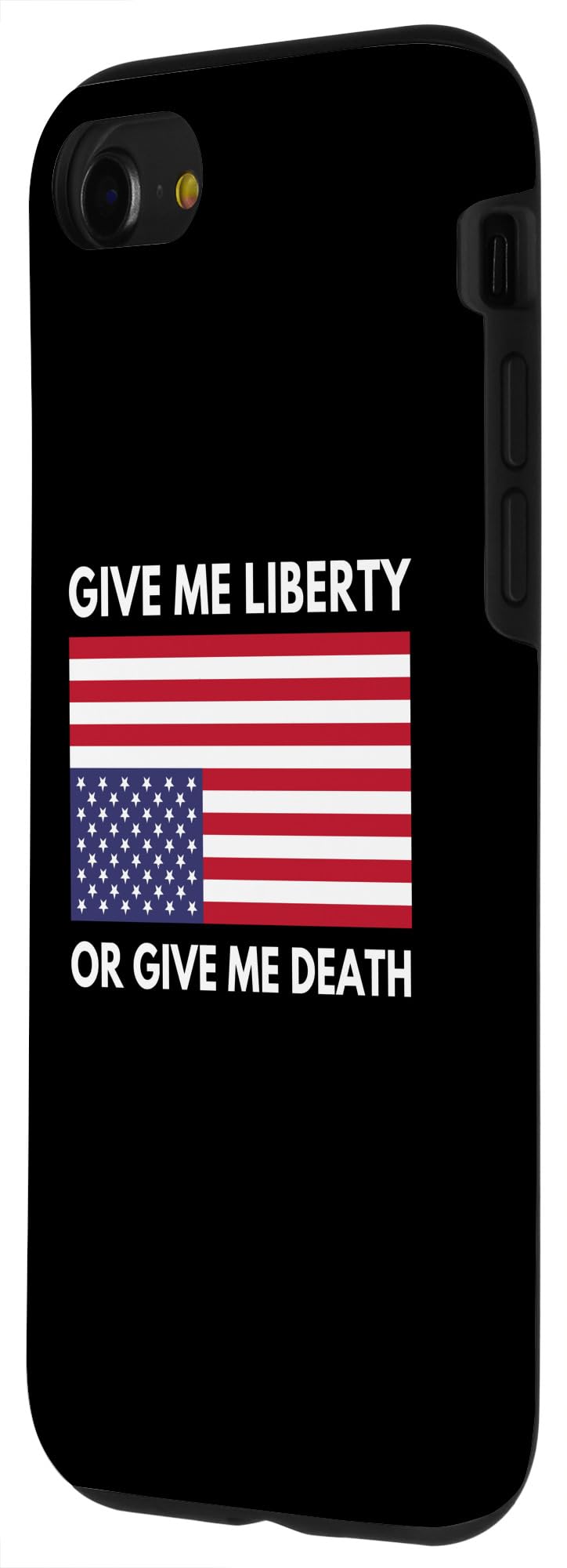 iPhone SE (2020) / 7 / 8 Upside Down Flag Protest Give Me Liberty or Give Me Death Case - Image 2