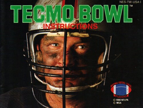Tecmo Bowl Nintendo Instruction Booklet / Manual (NES Manual Only) (Nintendo NES Manual)