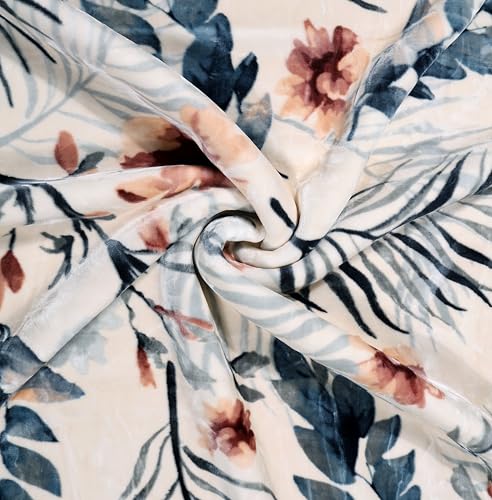 Image of Sarla Premium Cloud Touch Ultra Soft Pashmina Double Bed Blanket, 2PLY Reversible, Rose Wood