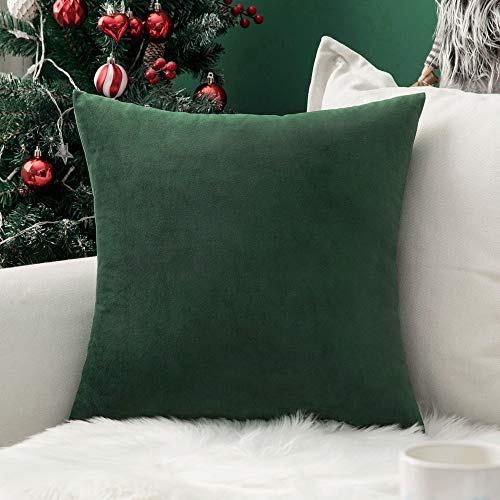 MIULEE 1 Stück Samt Weihnachten Kissenbezug Kissenhülle Dekorative...