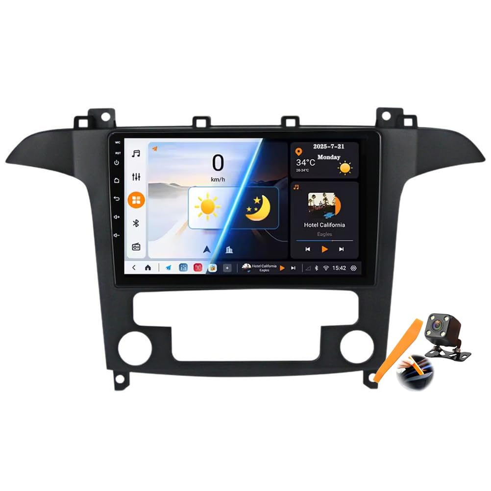 Radio GPS M6 pro2 con Android Auto y Carplay para Ford S-MAX 8