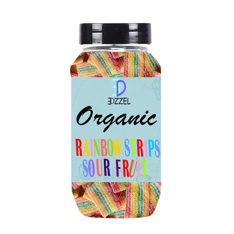 Rainbow Strips Sour Fruit (300 GM) Pack of 1 Box