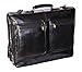 Genuine Luxury Leather Suit Garment Dress Carriers A112 Black Travel Cabin Bag