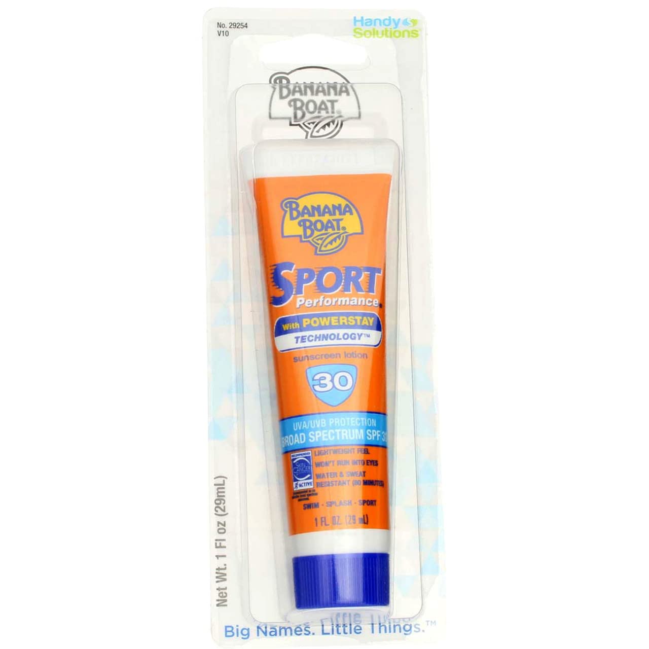 Handy Solutions Banana Boat Sunscreen 30spf Carded 1-ounce
