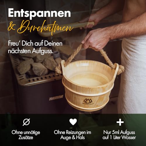 NORDHOLZ® Saunaaufguss [24x15ml] - Sauna Aufgussmittel [Geschenk Set] besonderer & natürlicher Sauna Duft für intensive & erholsame Momente (Bio-Discovery Box #1-#24) 5
