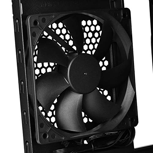 SilverStone SST-PS16B - Precision Mini Tower Micro-ATX Computer Gehäuse, geräuscharm, schwarz