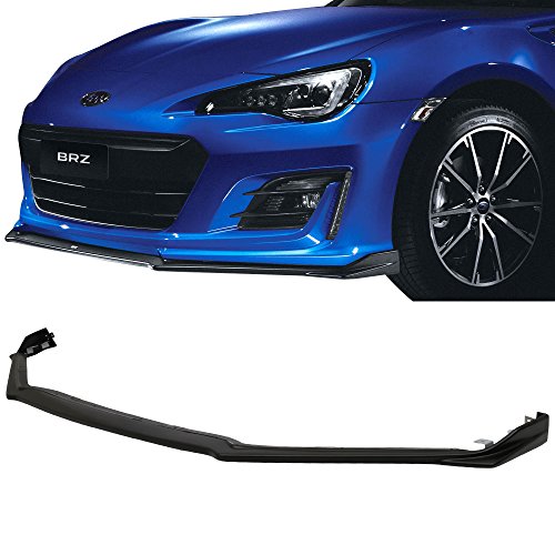 Front Bumper Lip Compatible With 2013-2016 SUBARU BRZ, STI Style PU Black Front Lip Spoiler Splitter by IKON MOTORSPORTS