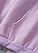 FARYSAYS Women's Casual Long Sleeve Cartoon Dog Print Loose Pocketed Hoodies Sweatshirt Tops Pullover Purple