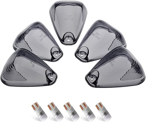 HERCOO - Juego de 5 Ăłpticas con luces LED para el techo de la cabina de vehĂculos Ford F150 F250 F350 F450 F550 Muy resistentes Blanco HERCOO - Juego de 5 Ăłpticas con luces LED para el techo de la cabina de vehĂculos Ford F150 F250 F350 F450 F550 Muy resistentes Blanco