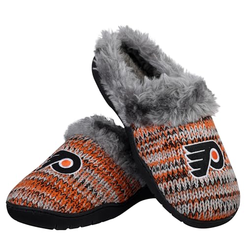 Image of FOCO Womens NHL Team Logo Peak Slide Slippers