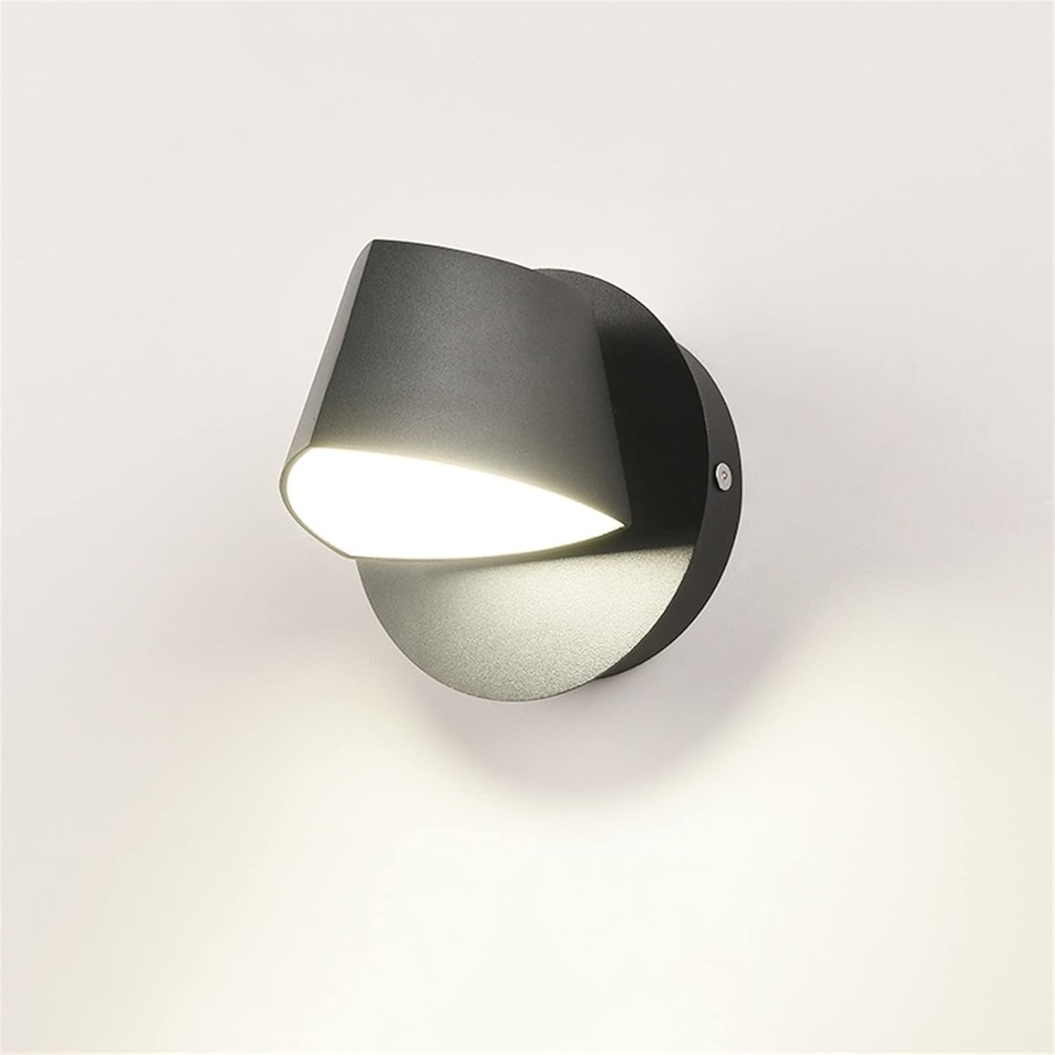 HPTHLY Bedroom Bedside Wall Sconces Living Room Wall Light Study Aisle Wall Lamp - Wall Sconce Decorative Fixtures Adjustable Lighting Luminaire,Luxury (Black-1 Head)