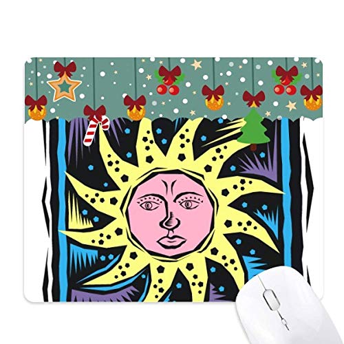 Tapis de souris en caoutchouc Motif Mexicon Mythes Légendes noir antidérapant