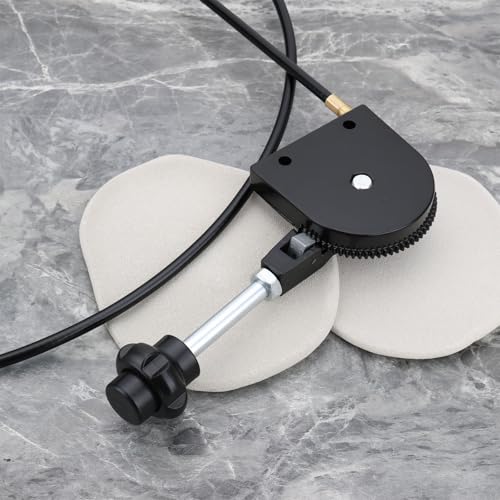 YINETTECH 2,5 M Manuelles Flexibles Drosselklappensteuerkabel für Den Austausch des Baggermotordrehzahlhebels