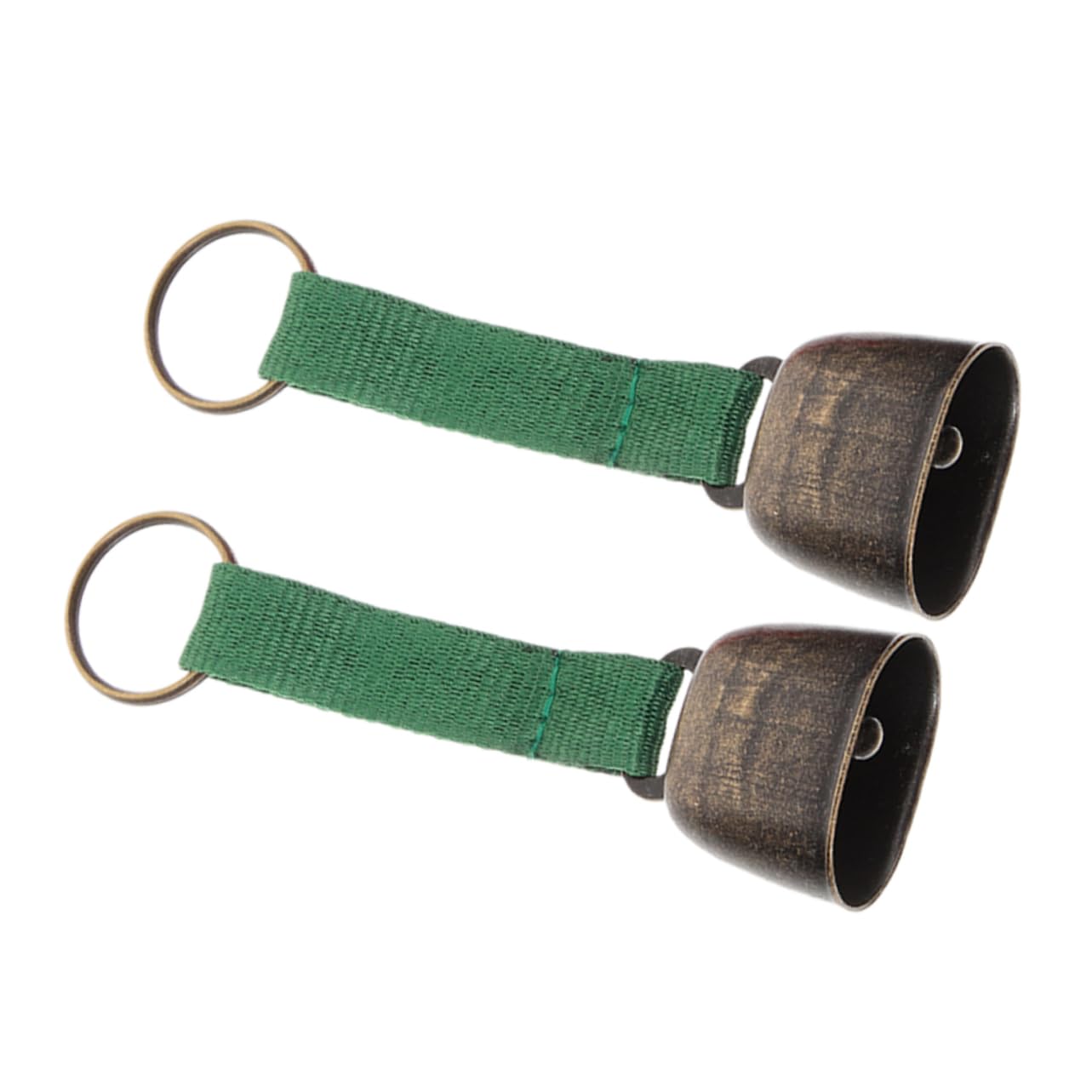 HEALEEP 2pcs Bear Bells for Camping Lightweight Hanging Bells for Hiking Sound for Pets Vintage Outdoor Decoration for Animal Safety for Hiking Camping Adventures