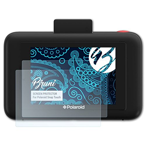 Bruni Película Protectora para Polaroid Snap Touch Protector Película, Claro Lámina Protectora (2X)