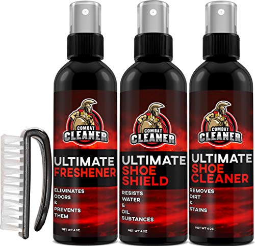 Ultimate Shoe Cleaner Kit By Combat Cleaner | Shoe Cleaner + Shoe Deodorizer