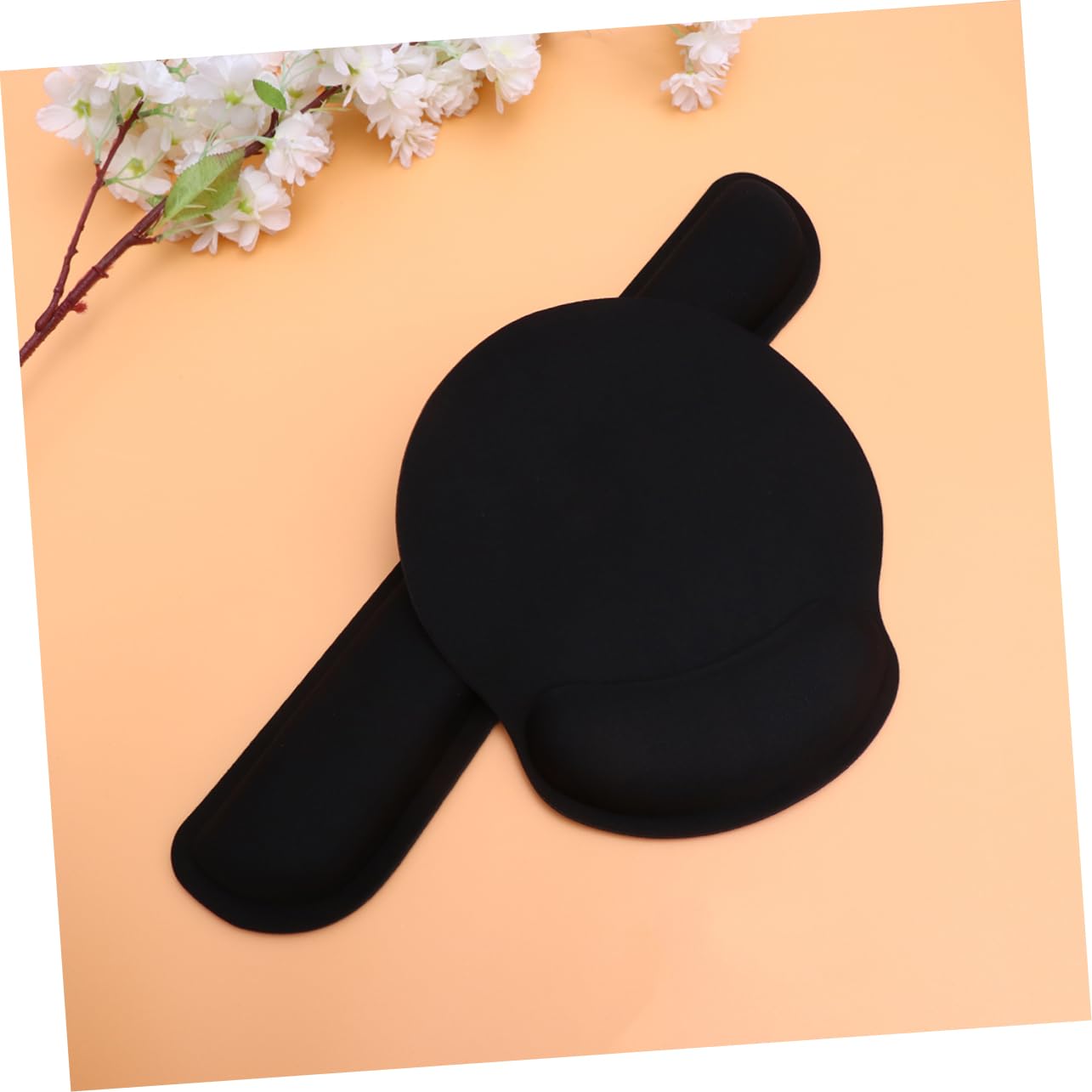 2sets Ergonomici Per Tastiera e Mouse Poggiapolsi Memory Foam Per Antiscivolo Comfort Ottimale Per
