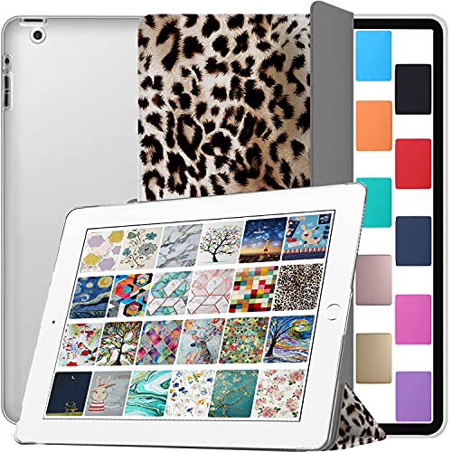 Image of DuraSafe Cases for iPad 9.7 inch Old Model 4th 3rd 2nd Gen Printed Case A1458 A1416 MC705HN /A MD328HN /A A1395 MC769HN /A MC954HN /A MC960HN /A MC979HN /A A1459 MD514HN /A MD512HN /A MD515HN /A - Leopard