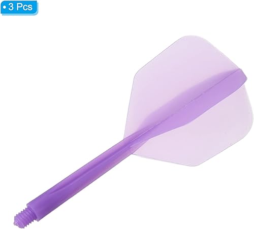 Miniatura 3 de PATIKIL Integrated Dart Shaft & Flights, Pack Lightweight Plastic Dart Flight Set