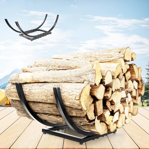Outdoor Storage GREENER Small Firewood Rack Indoor Log Holder Wood