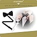 AVANTMEN Pre-tied Adjustable Men's Bow Ties Solid Mixed Color Satin Assorted Boys Bowties in Bulk 9PCS-B