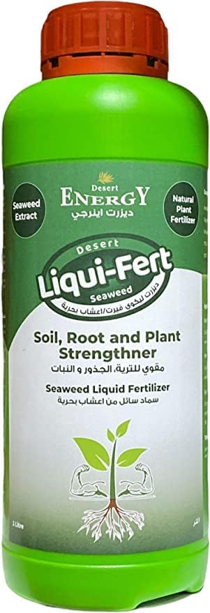 Desert Energy Seaweed Liquid Fertilizer 500ml For Soil, Roots Strengthner "Garden Care"