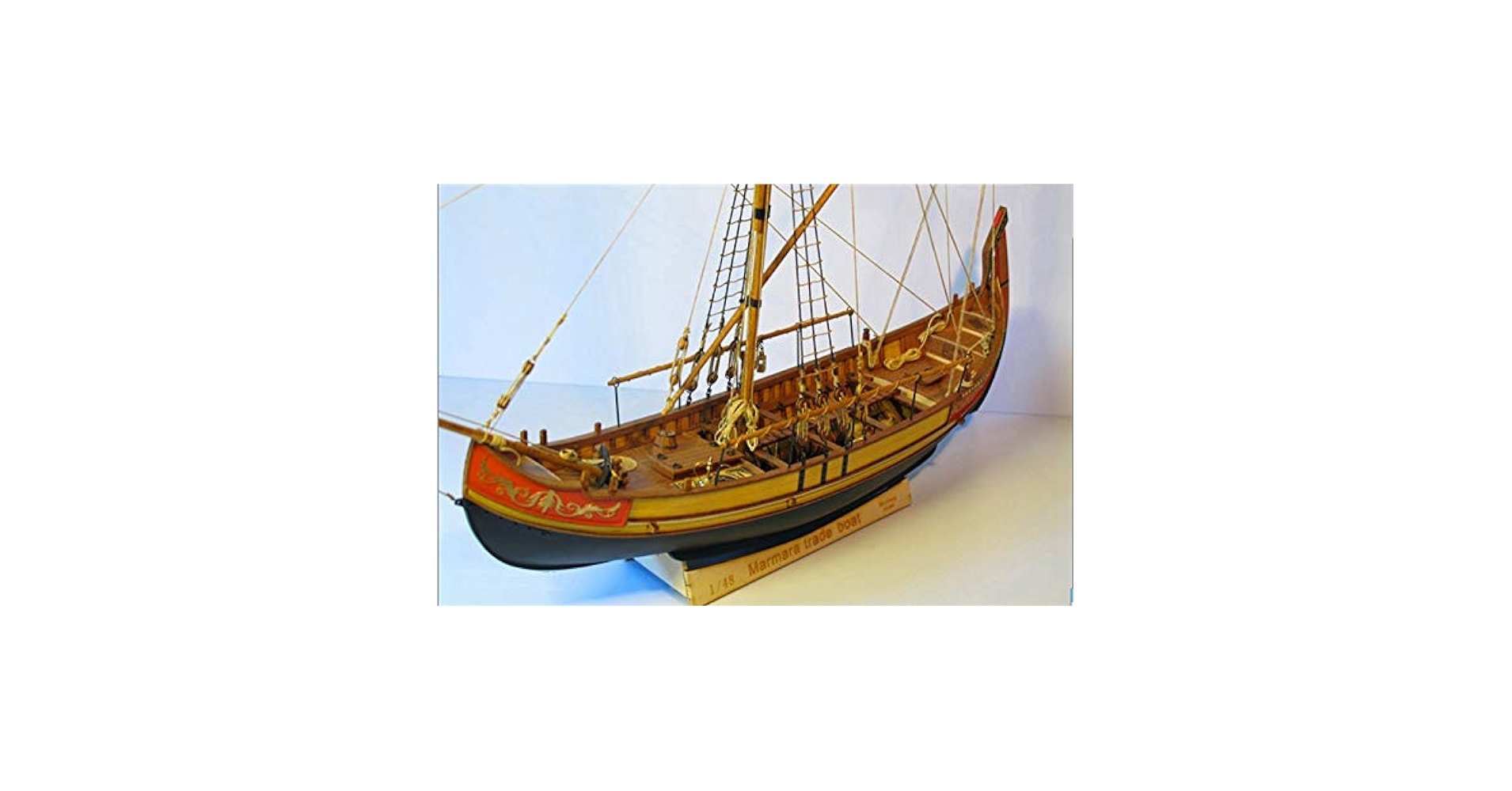 Amazon.com: Marmara Trade Boat 17'' 1:48 Unassembly Wood