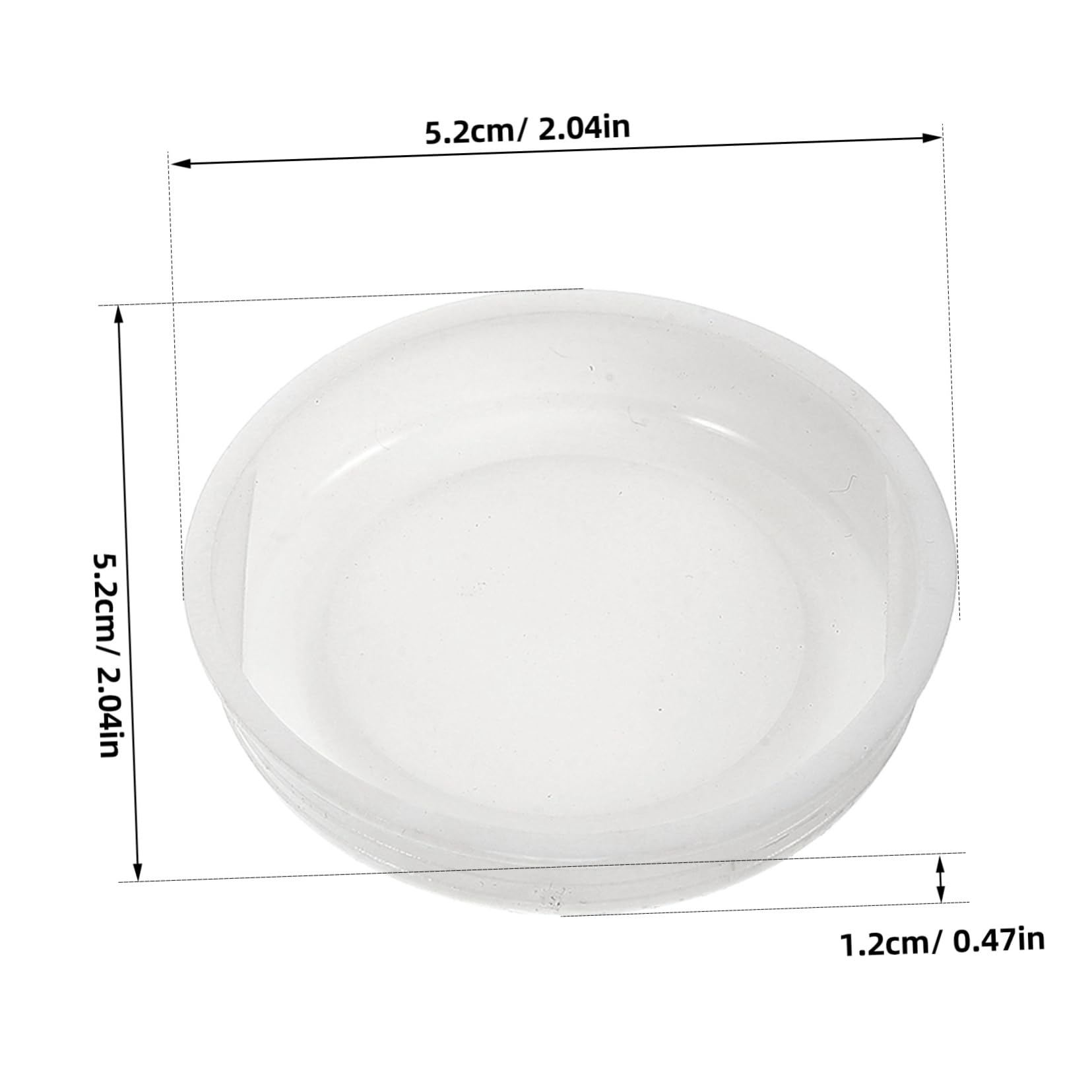 OSALADI Pcs Plastic End Cap Tubes for Cylindrical Paper Tube Mailer Storage Craft Projects