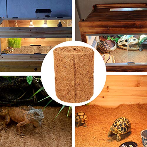 DOITOOL Esteira da Fibra De Coco Tanque Almofada Almofada Tapete Pet Terrário Forro Dragão Barbudo 5