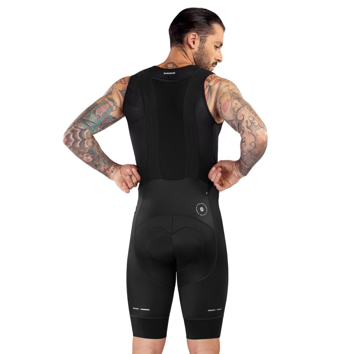 SIROKO - Spodenki Rowerowe Siroko BX Resistance - XS - Czarny