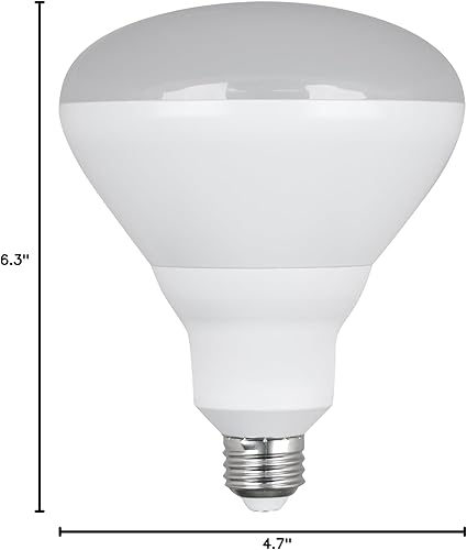 Miniatura 9 de Feit Electric Bombilla LED BR40 E26 (mediana), color blanco suave, equivalente a 150 vatios, 1 paquete - Caja de 1