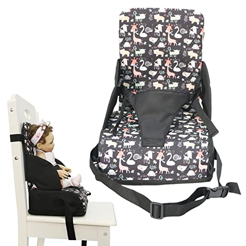 Siège Rehausseur Pour Chaise De Salle À Manger, Coussin Rehausseur Amovible Pour Table À Manger En Éponge PourEnfants, Coussin Rehausseur Portable Avec Boucle De Sécurité PourEnfants