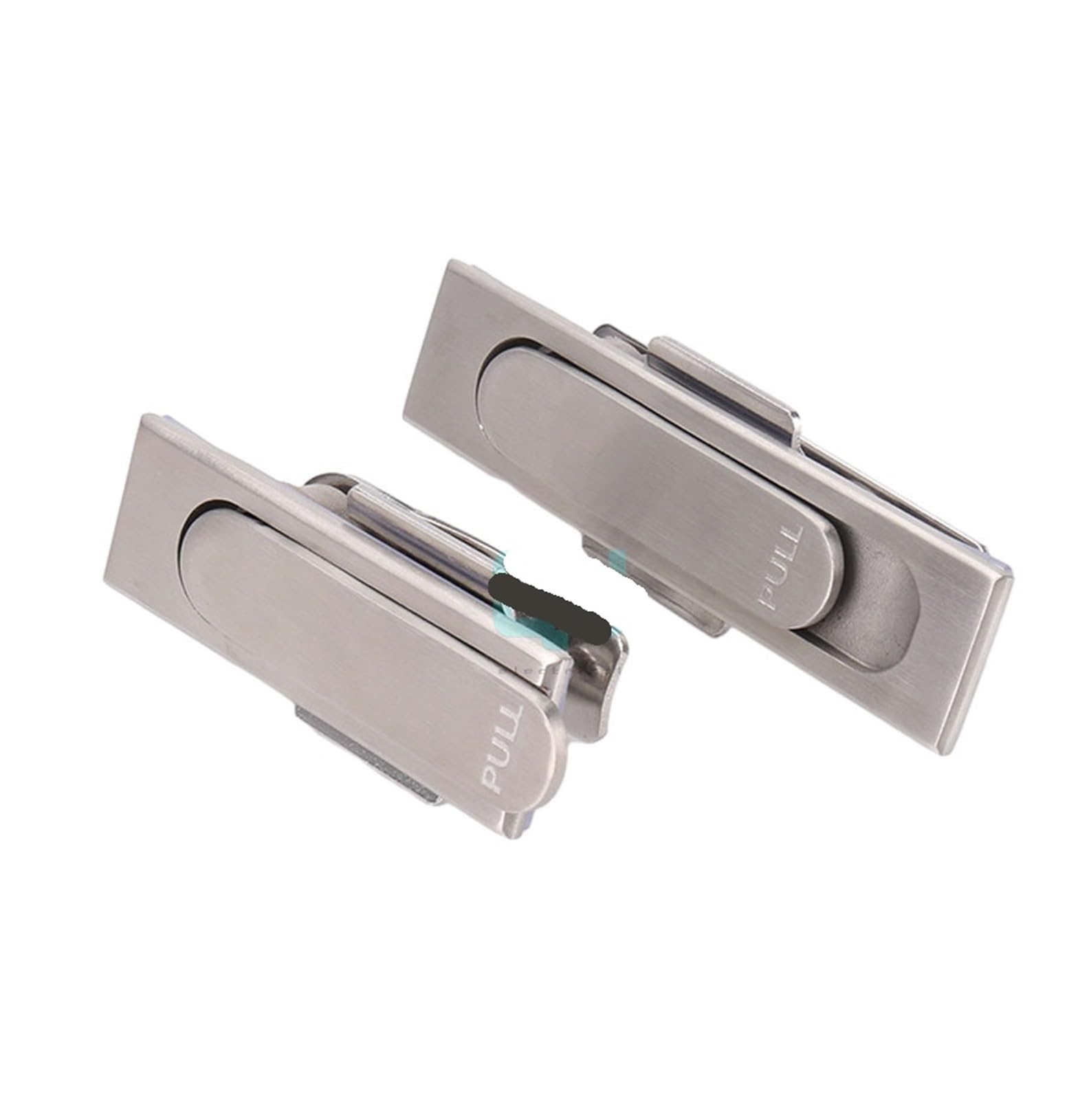 MS380 Switchgear Door Lock 304 Stainless Steel MS717-1-2 Flat Lock Distribution Box Lock 1Pcs(MS717-1)