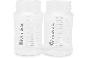 MYA Breast Pump Essential Bottles for Newborns - Compatible Replacement for ameda Pump