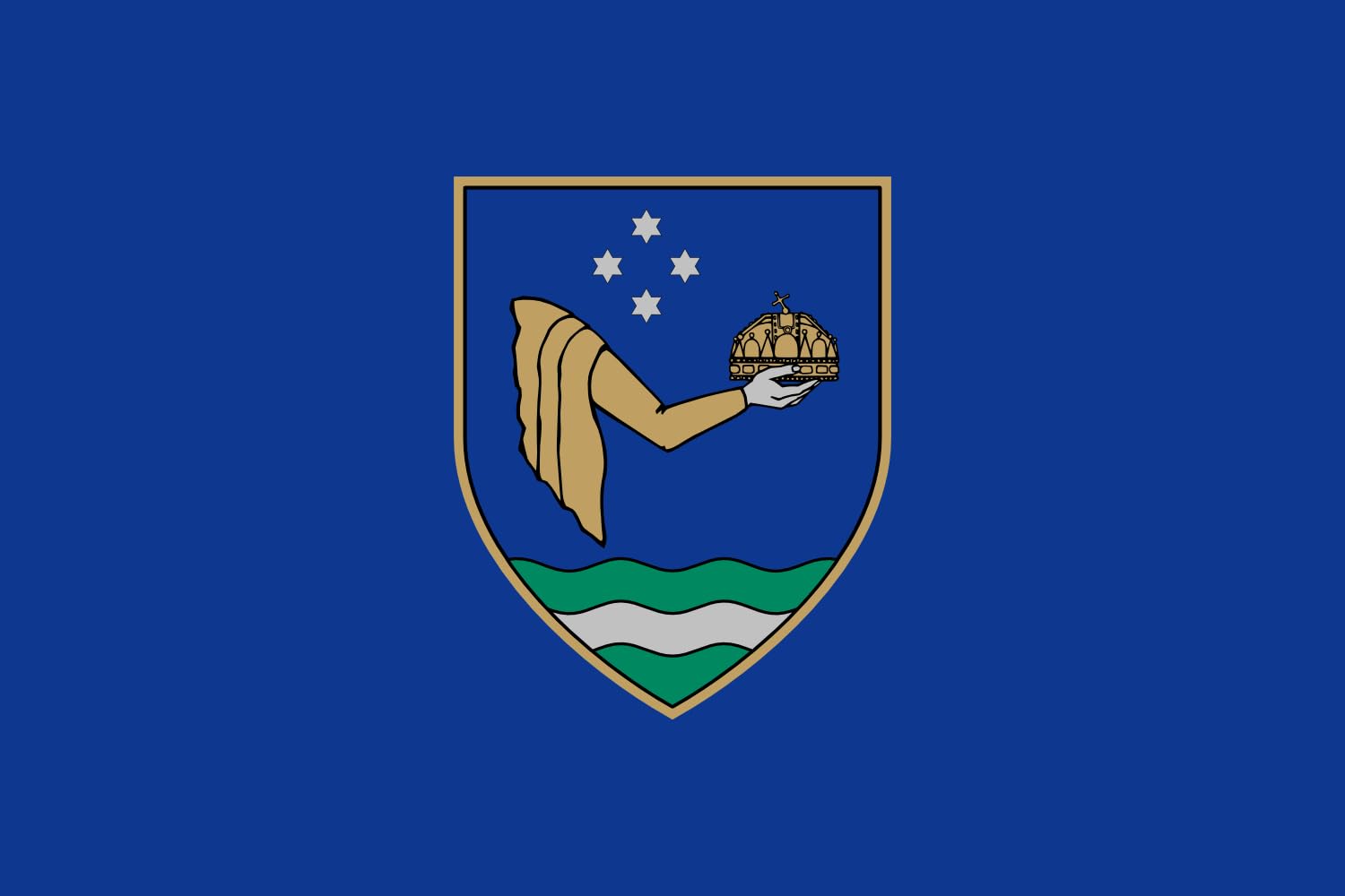 Drapeau paysage Bagod pour décorer les parcs et grands jardins