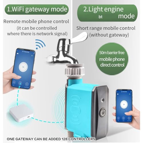 Timer d'eau WiFi intelligent irrigation jardin automatique connecté