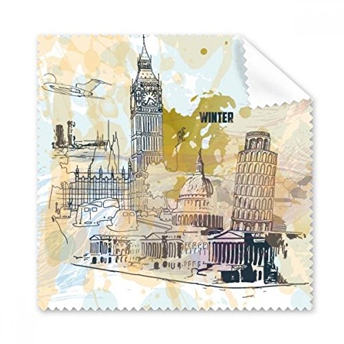 Chiffon nettoyant écran de téléphone et lunettes microfibre Big Ben 5 pièces