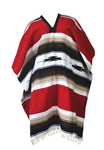 Image of Del Mex Mexican Diamond Woven Eastwood Poncho
