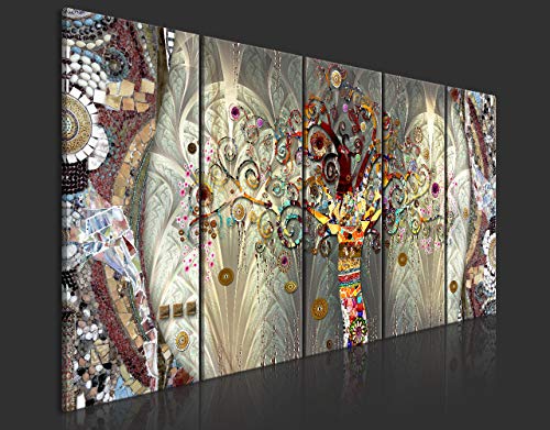 murando Canvas Wall Art Gustav Klimt 225x90 cm/ 89"x36" 5 pieces Non-woven Canvas Prints Image Framed Artwork Painting Picture Photo Home Decoration Tree Stones Art l-A-0032-b-m steampunk buy now online