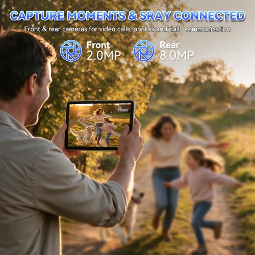 2026 Android 15 Tablet with Keyboard 10.1 Inch, 18GB RAM 128GB, WiFi, Gray | 2-in-1 tablet with keyboard, mouse, stylus and case. IPS display, 1TB expansion, WiFi, GPS and Bluetooth for work and study. - image 9