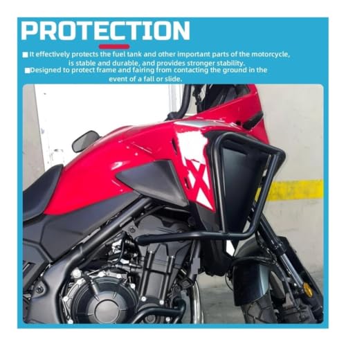 Crashbars NX500 protège réservoir et carénage supérieur moto