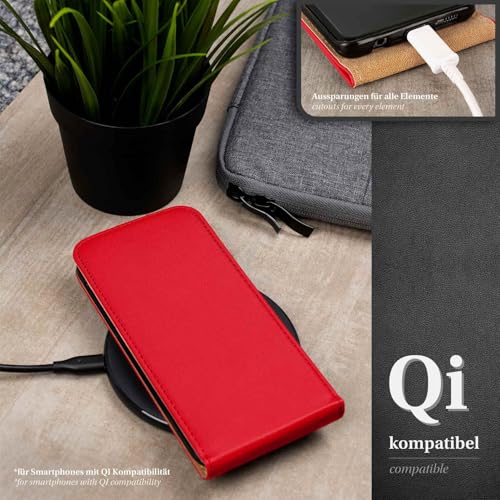 Protection intégrale iPhone 16 Pro moex étui rouge anti-rayures
