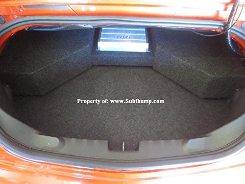 2011-2015 Camaro Convertible Dual Downfire Box with Amp Shelf