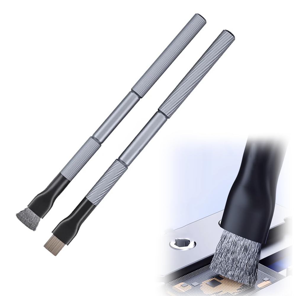 Amazon.com: Motherboard IC Glue Removal Brush for Mobile Phone Repair, High Toughness Chip Dust Cleaning Brush Tool Bristle/Steel Brush,Glue Removal ...