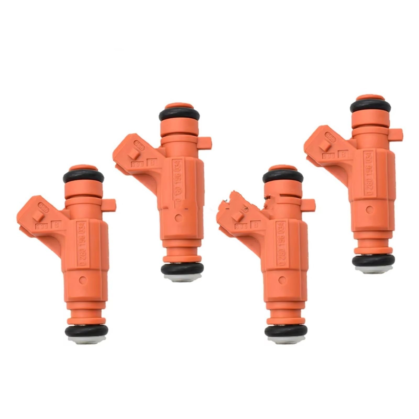 for Peugeot 1007 206 307 for Partner (TU5JP4) 1.6l 16v 4 X Fuel Injector1984E9 0280156034 9638220380 Car Petrol Injection Nozzles