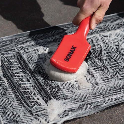 SONAX IntensivReinigungsBürste (1 Stück) strapazierfähige Borsten zur intensiven Bearbeitung verschmutzter Textilien/Art-Nr. 04917000