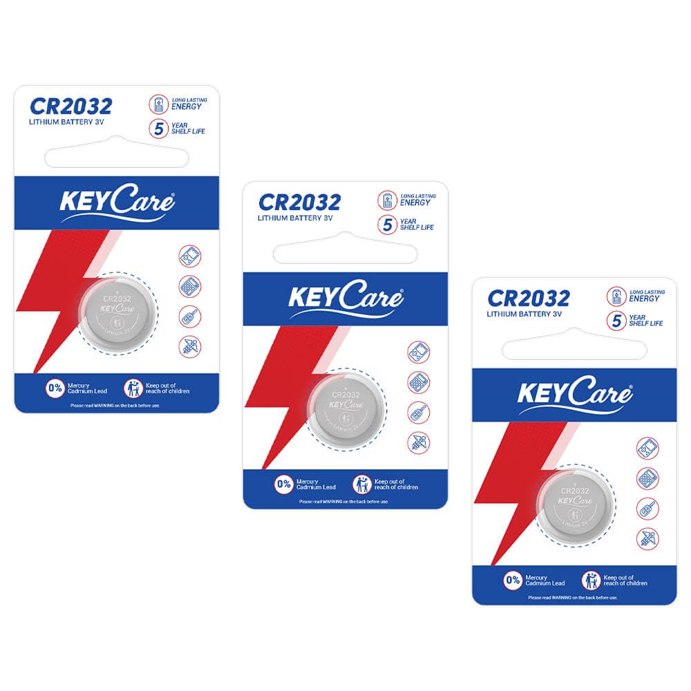 KeyCare CR2032 Lithium Coin Cell Battery | 3V Voltage | Long-Lasting Power | Environmentally Friendly | High Capacity (Pack of 3)-image-31